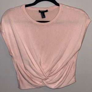 Light pink crop top